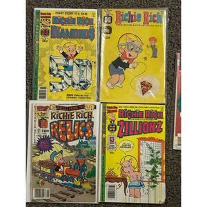 Richie Rich The Poor Little Rich Boy (1978 Harvey Comics) Lot of 4